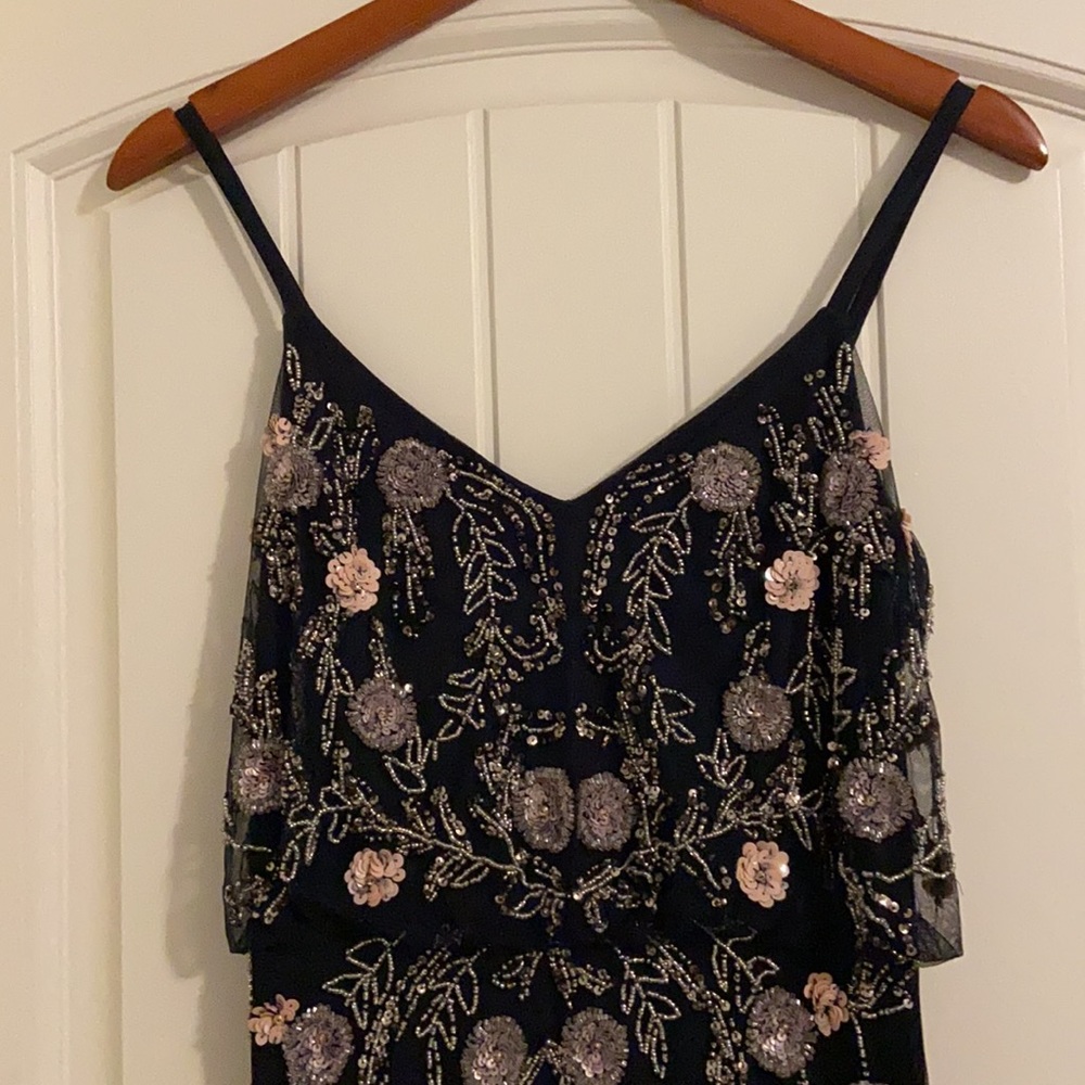 Adrianna Papell beaded gown